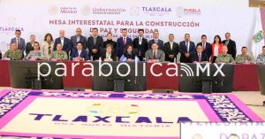 Firman Armenta y  Cuéllar convenio para la Construcción de la Paz entre Puebla y Tlaxcala