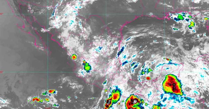 Pronostica SMN lluvias en Sur, Oriente y Sureste de México