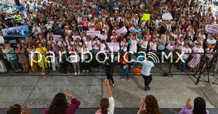 “Las mujeres se ven bonitas luchando, hablando, trabajando”: Sheinbaum en Morelos