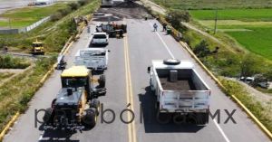Concluirá Gobierno de Puebla reparación de socavón en Huejotzingo en tiempo récord