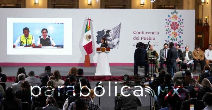 Se traslada Sheinbaum a Oaxaca ante el paso del Huracán Erick