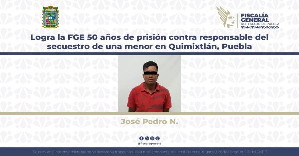 Declaran culpable a José Pedro N. por el delito de secuestro agravado