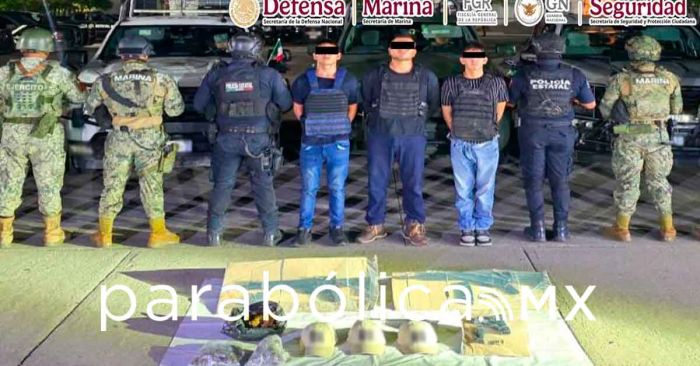 Informa Harfuch la detenci&oacute;n de tres extorsionadores en Tabasco