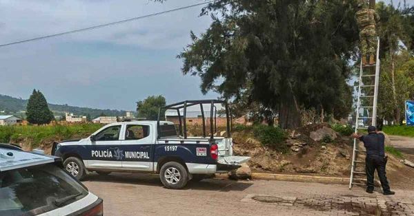 Retiran 21 c&aacute;maras ilegales en Texmelucan