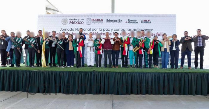 Previenen en Puebla las adicciones entre los j&oacute;venes con Jornada Nacional por la Paz