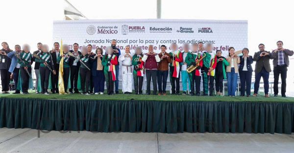 Previenen en Puebla las adicciones entre los j&oacute;venes con Jornada Nacional por la Paz