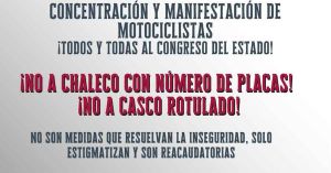 Alistan motociclistas marcha vs reforma a Ley de Movilidad