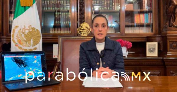 Emite Sheinbaum alertamiento especial previo al impacto del Hurac&aacute;n Erick