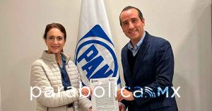 Firman acta de entrega-recepción en el PAN en Puebla