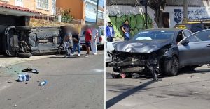 Reportan fuerte accidente en la 9 sur y 27 poniente