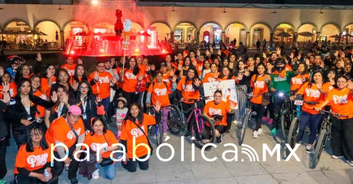 Impulsa Tonantzin Fern&aacute;ndez la Rodada por la Libertad en San Pedro Cholula