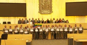 Recibe Banda Sinfónica de Texmelucan reconocimiento del Congreso de Puebla