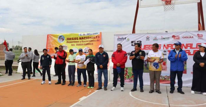 Alberga San Pedro Cholula 53 Juegos Deportivos y Recreativos-Etapa Estatal