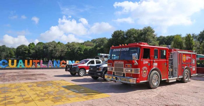 Reconoce Omar Muñoz labor del cuerpo de bomberos de Cuautlancingo
