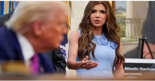 Acusa Kristi Noem a Sheinbaum de &ldquo;incitar&rdquo; protestas en Los &Aacute;ngeles