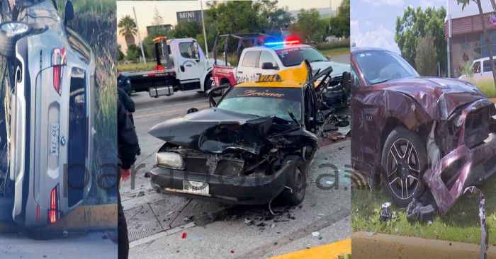 Convierten a Vía Atlixcáyotl en pasarela de accidentes