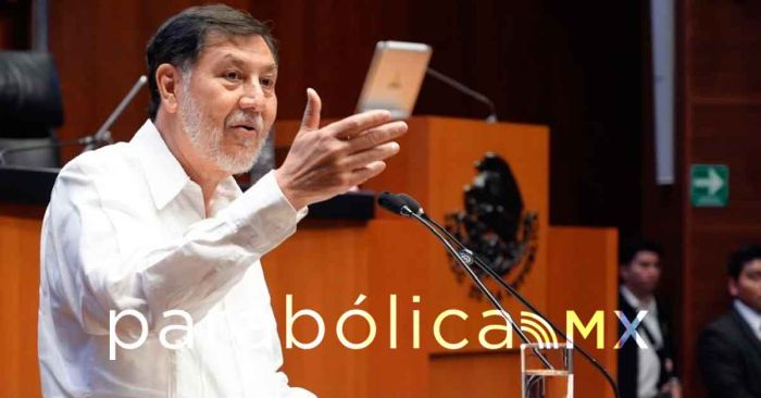Calladito se veía más bonito, dice Noroña a Peña Nieto