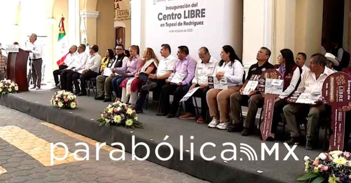 Inaugura Armenta el Centro LIBRE Casa Carmen Serdán en Tepexi