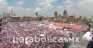 Encabeza Sheinbaum un mensaje a la nación desde el Zócalo de la CDMX