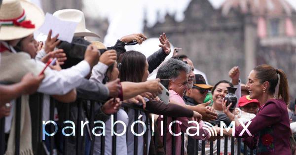 Encabeza Sheinbaum un mensaje a la naci&oacute;n desde el Z&oacute;calo de la CDMX