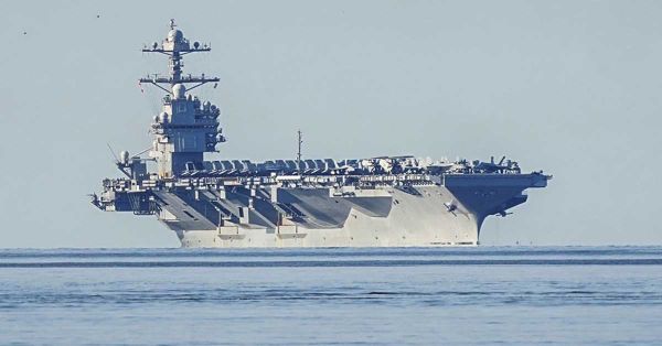 Arriba portaaviones USS Gerald R. Ford al Caribe