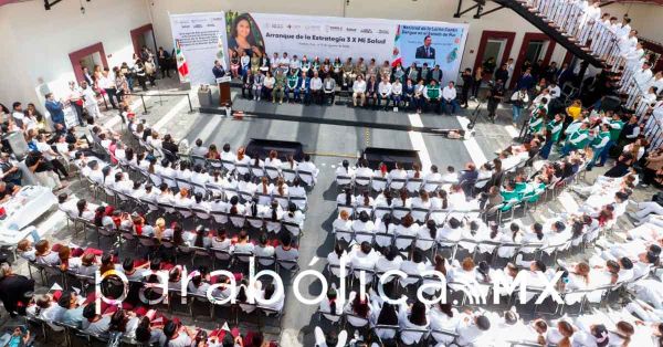 Arranca la Estrategia 3 x Mi Salud, promueven bienestar con prevención en Puebla: Armenta