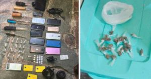 Decomisan marihuana y celulares durante operativo en penal de Acatlán de Osorio