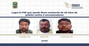 Detienen a tres personas acusadas por el delito de secuestro