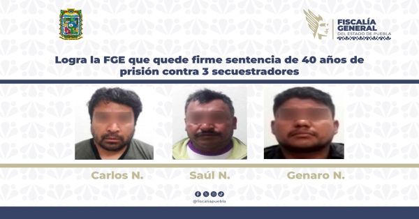 Detienen a tres personas acusadas por el delito de secuestro