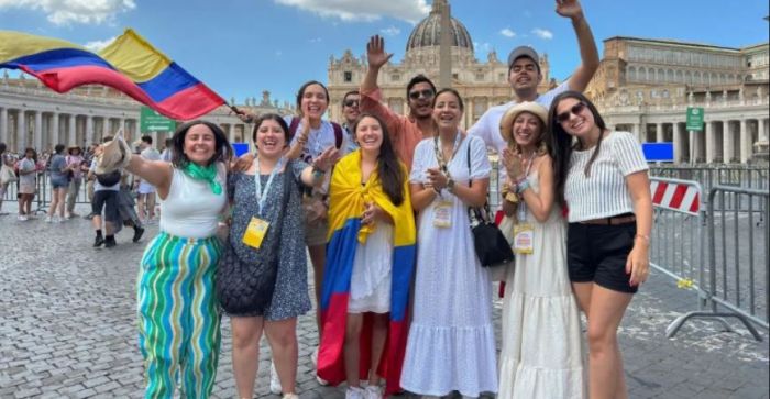 Recibe Roma a jóvenes por el &quot;Jubilo de la juventud&quot;