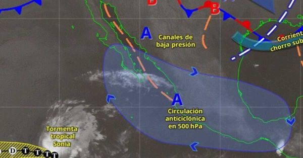 Afectar&aacute; Frente Fr&iacute;o 11 a estados de M&eacute;xico con fuertes vientos