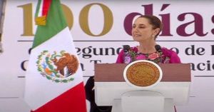 Reconoce Claudia Sheinbaum el poder de las mujeres en sus primeros 100 d&iacute;as de Gobierno