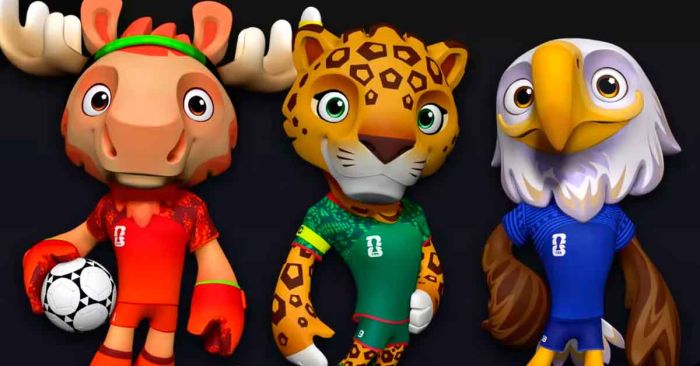 Presentan a las mascotas de Mundial 2026