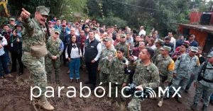Despliegan autoridades estatales y federales 11 helicópterospara atender a la población: Armenta
