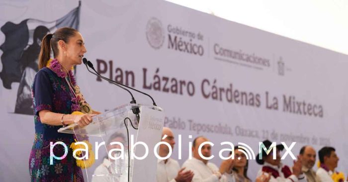 &ldquo;No nos vamos a ir de La Mixteca durante todo el sexenio", asegura Sheinbaum en Oaxaca