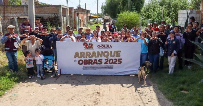 Arranca Tonantzin Fern&aacute;ndez rehabilitaci&oacute;n de calles en San Pedro Cholula