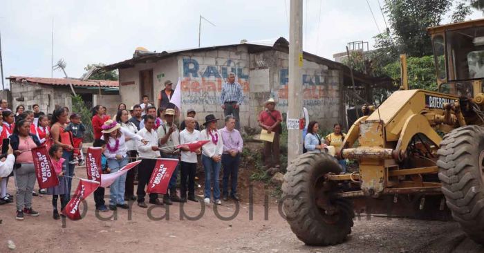 Arranca Bety Sánchez maratón de obras