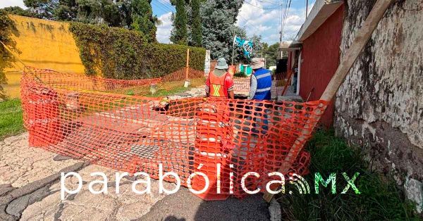 Se coordinan Infra y Agua de Puebla para atender socavones en juntas auxiliares: David Aysa