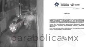 Investiga SSC Puebla a policía exhibido por robar autopartes en Agua Santa