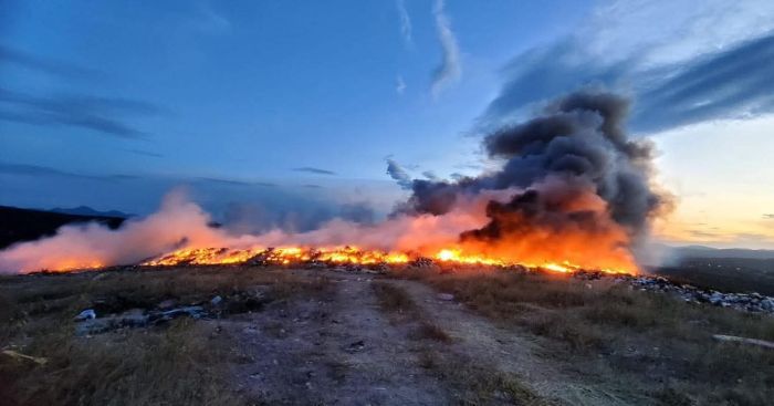 Se registra incendio en basurero de Acatl&aacute;n de Osorio