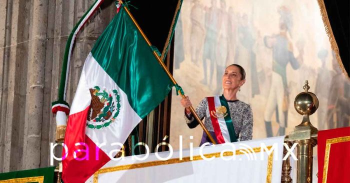 Recuerda Claudia Sheinbaum a las heroínas de México en el Grito de Independencia