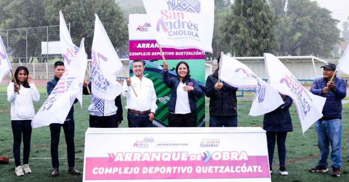 Arranca Lupita Cuautle la modernización del Complejo Deportivo Quetzalcóatl