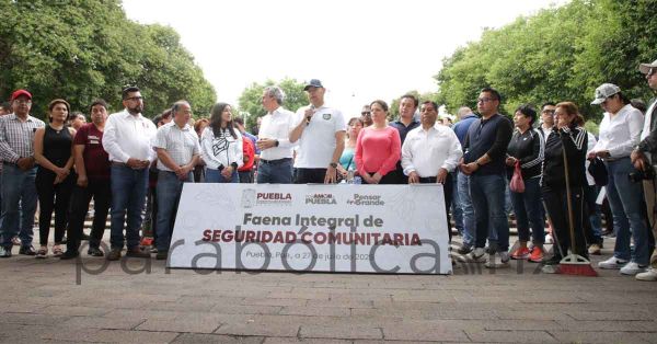 Impulsa Armenta faena comunitaria con integridad y seguridad