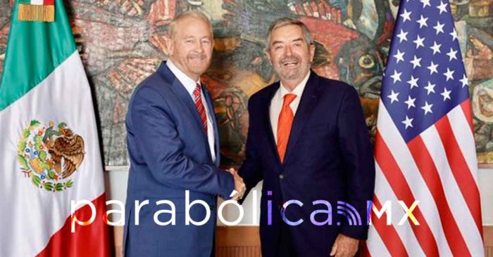 Se reúne el Embajador de EEUU Ron Johnson con Juan Ramón de la Fuente