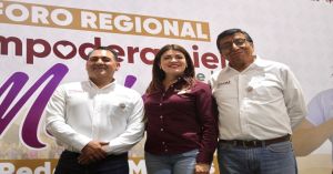 Refrenda gobierno de Puebla apoyo a las mujeres en Zacatlán