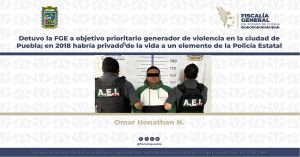 Detienen a “El Negro” por el homicidio de un Policía Estatal