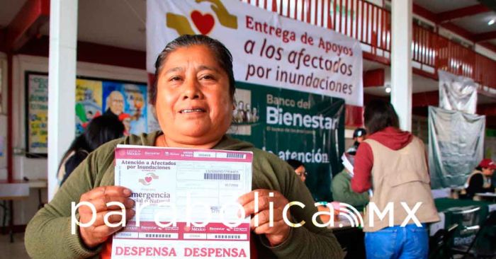 Arranca Bienestar la entrega del primer apoyo a damnificados por lluvias