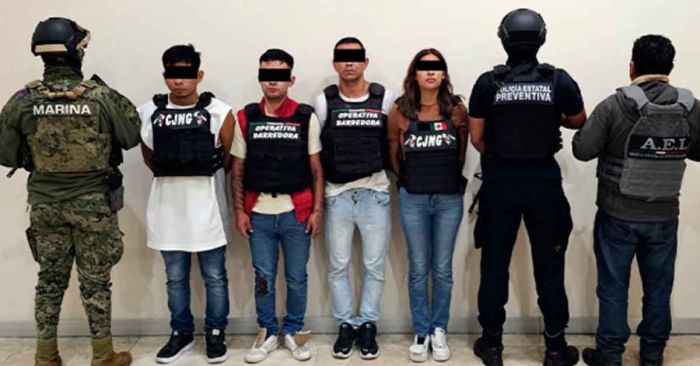 Detienen a seis presuntos integrantes de “La Barredora” en operativos interinstitucionales