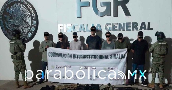 Detiene SSPC a 18 miembros de “Los Chapitos” en Sinaloa