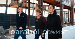 Recorre Sheinbaum &nbsp;el Parque Ecol&oacute;gico Lago de Texcoco